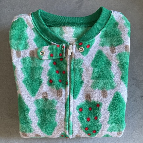 Footie Christmas Tree Pajamas! - Picture 1 of 4